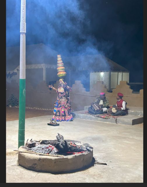 DiNnER iN HeVeN /aT Golden Desert of Jaisalmer - Bonfire Gathering in the Desert