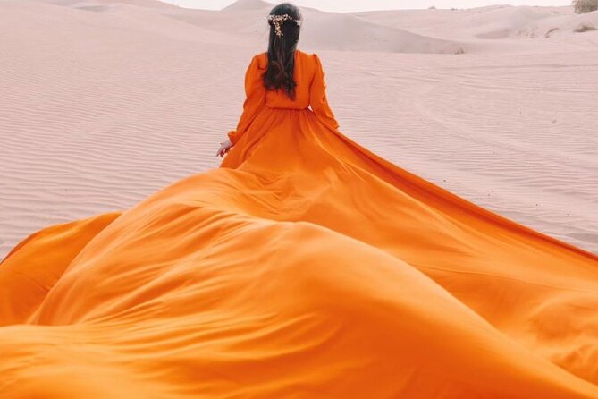 Dubai Desert Flying Dress Photoshoot - Directions for the Photoshoot