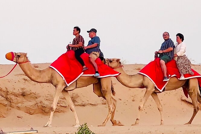 Dubai Desert Safari, Dune Bashing, CamelRide, Sand-boarding - Common questions