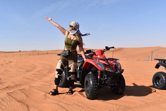 Dubai: Desert Safari, Quad Bike and Sand Boarding With BBQ Dinner - Customer Reviews and Ratings