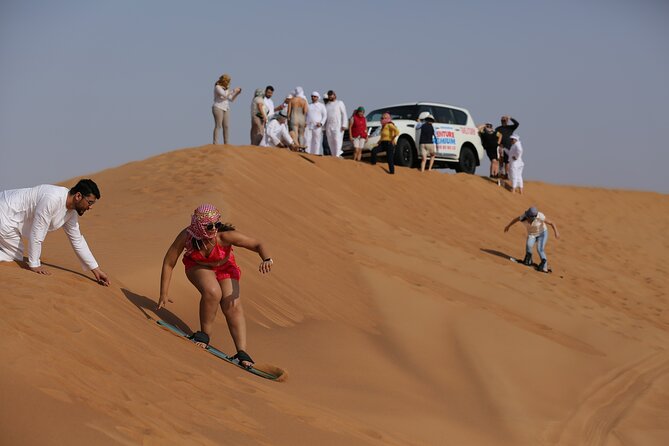 Dubai Desert Safari With Quad Bike, Dune Bashing, Camel Ride, Sand Boarding &Bbq - Additional Information Provided