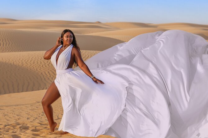 Dubai Flying Dress Private Photoshoot in the Desert - Pricing and Legal Information