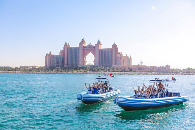 Dubai Palm Jumeirah and Palm Lagoon Guided RIB Boat Cruise - Safety and Age Restrictions