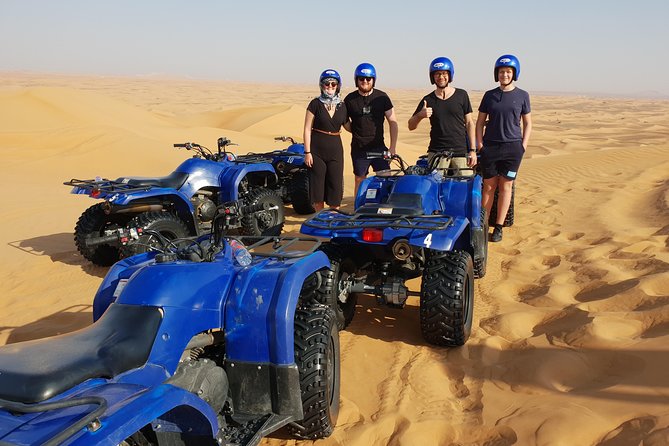 Dubai: Quad Bike Desert Adventure Safari, Desert Sand Boarding - Quad Biking in Dubai Desert