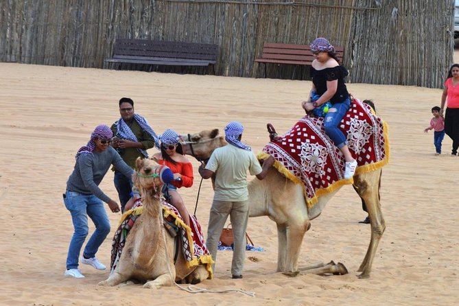 Dubai Red Dune Desert Safari: Camel Ride, Sandboarding & BBQ - Common questions