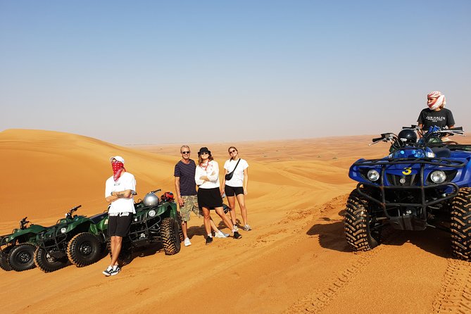 Dubai Self Drive ATV Safari With Sand Boarding and Dinner  - Sharjah - Inclusions and Exclusions