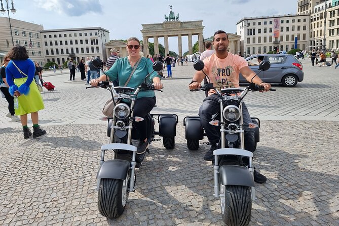 Electric Harley Trike Tour in Berlin for 2 - Common questions