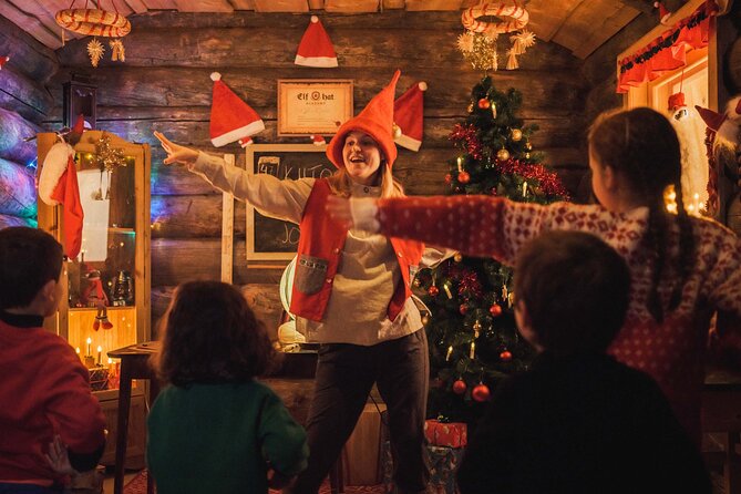 Elf Hat Academy in Santas Village of Rovaniemi - Background