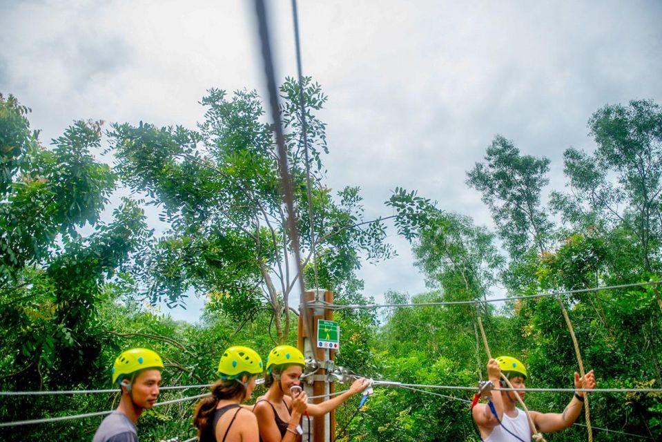 From Hue: Thanh Tan Hot Spring Zipline and Highwire Tour - Adventure Experience