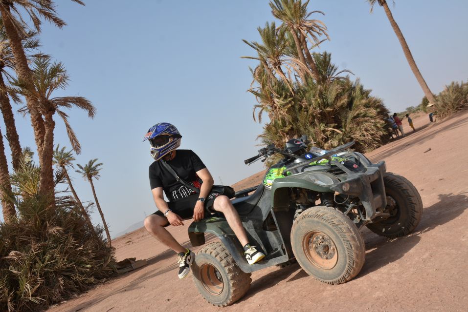 From Marrakech: Desert Sunset Quad Tour and Camel Ride - Safety Precautions