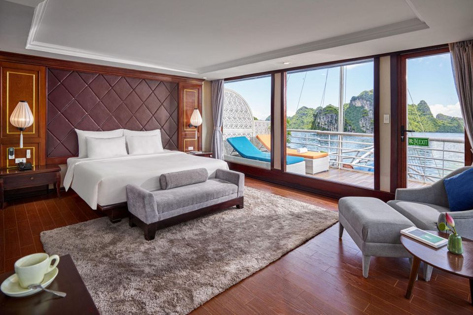 From Ninh Binh: AMANDA 5Star Cruise Ha Long Bay,Luxury Cabin - Itinerary