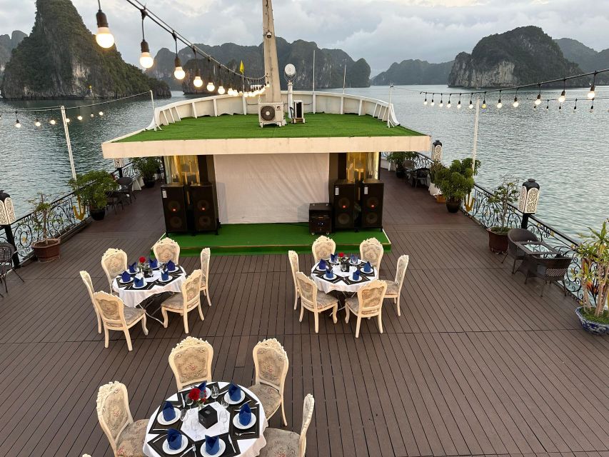 From Ninh Binh : Ha Long Bay 5 Star Cruise , Private Balcony - Onboard Dining Experience