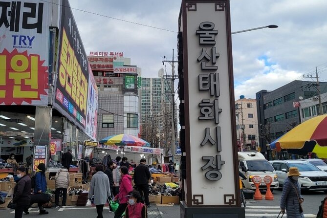 Full Day Ulsan City Tour With the Local Guide - Shopping at 태화시장.우정시장