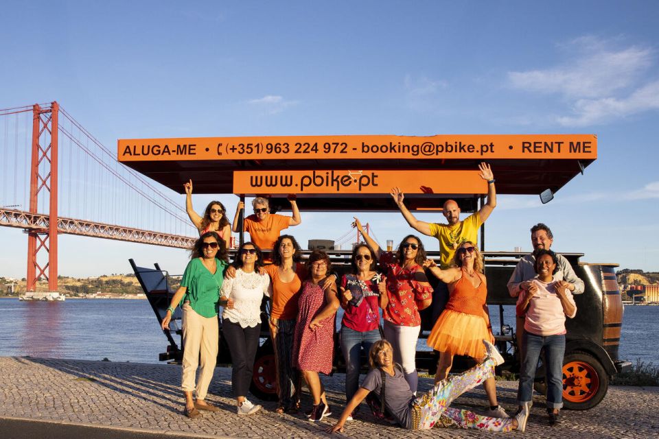 Fun Beer Bike by the Seafront in Lisbon - Additional Details