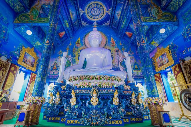 Golden Triangle, White, Black, Blue Temple Full Day Tour From Chiang Mai - Common questions