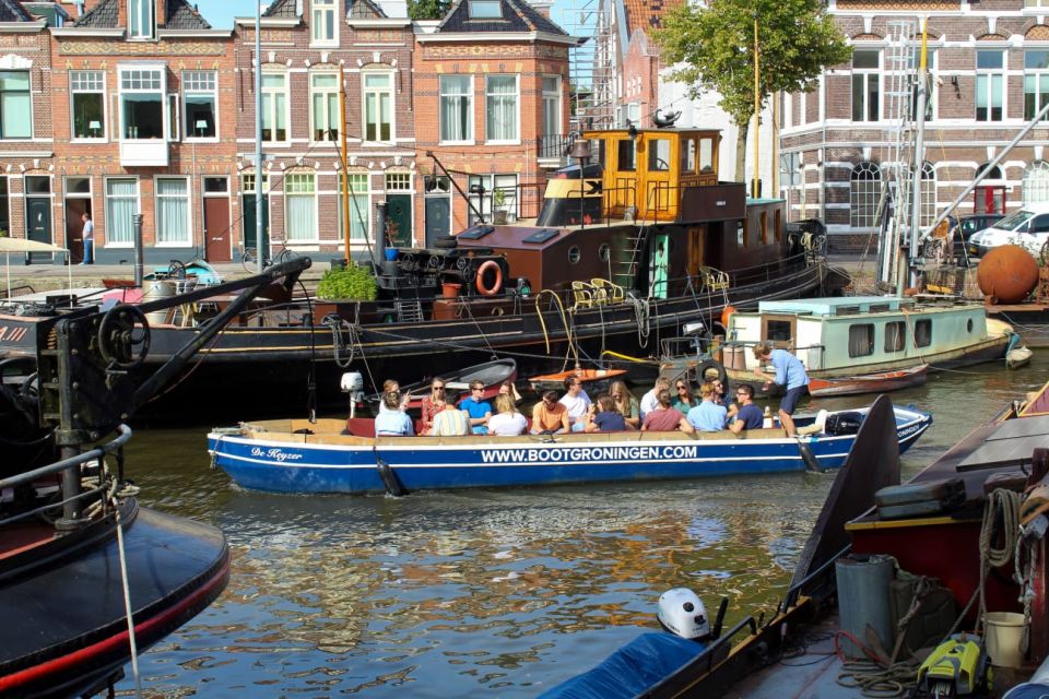 Groningen: Open Boat City Canal Cruise - Live Tour Guides