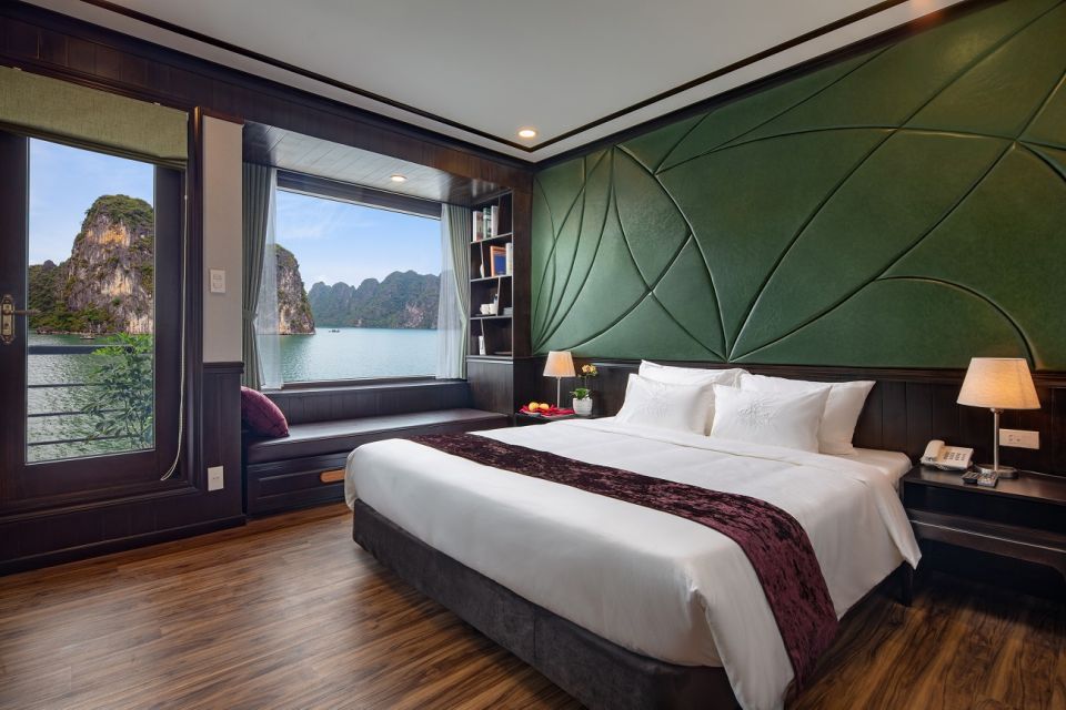 Hanoi: Ha Long Bay 2-Day Luxury Cruise With Swimming - Enjoyable Cabin Amenities Provided