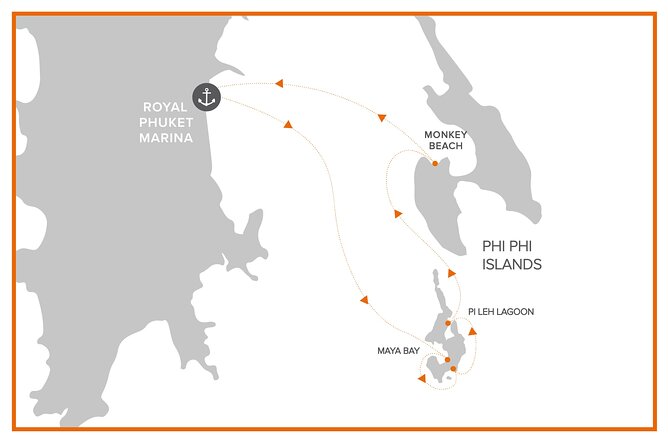 Hype Yacht : VIP Tour Phi Phi Island & Maya Bay From Phuket - Directions