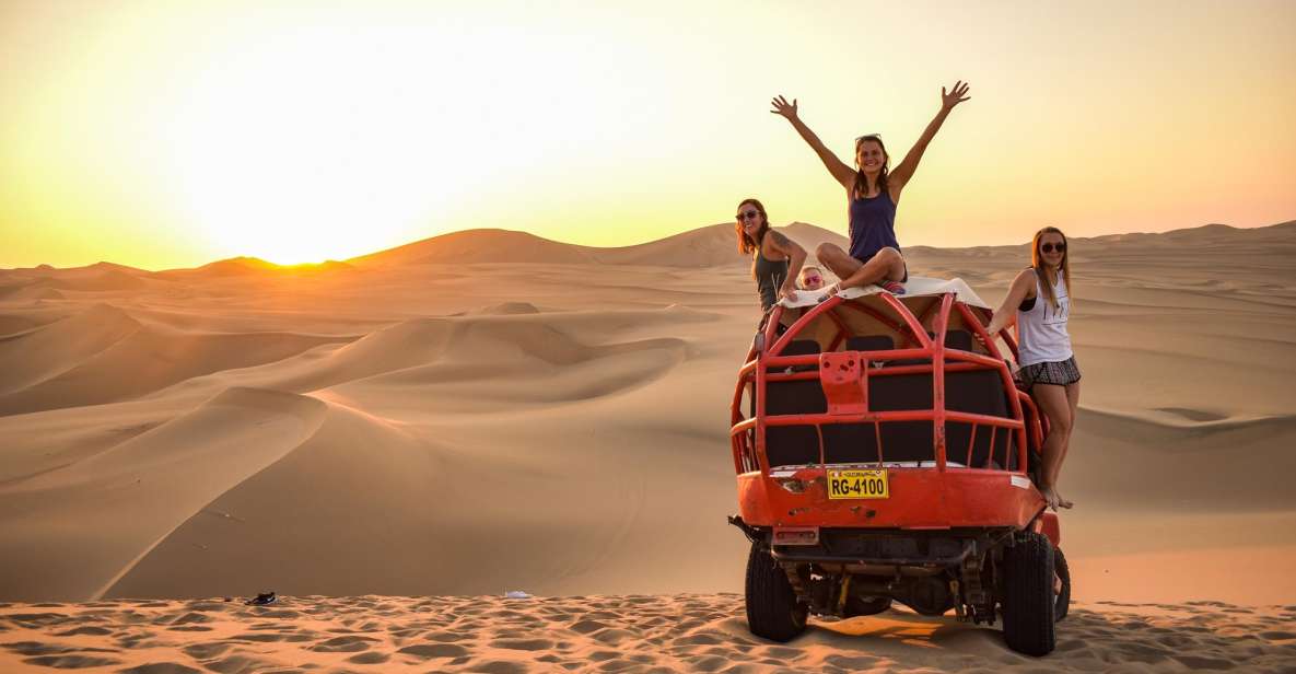 Ica - Huacachina Sandboarding Buggy Hotel Pick up - Live Tour Guides Commentary