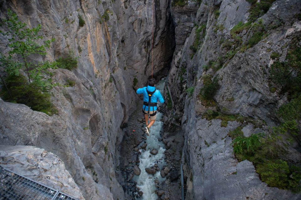 Interlaken: Canyon Swing in Grindelwald - Booking Information