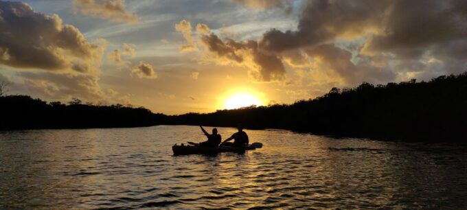 Kayak Sunset in the Lagoon Nichupte by Wayak - Scenic Views and Serene Environment