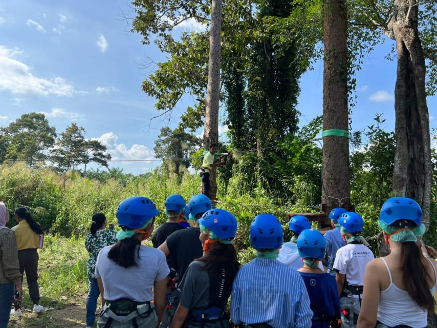 KRABI Zipline & Canopy TreeTop Walk - Safety Briefing and Equipment Practice