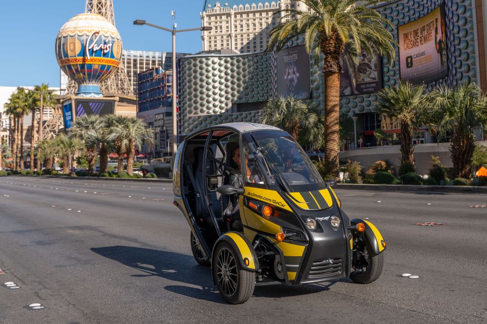 Las Vegas: 2 HR City Highlights Private Talking GoCar Rental - Common questions