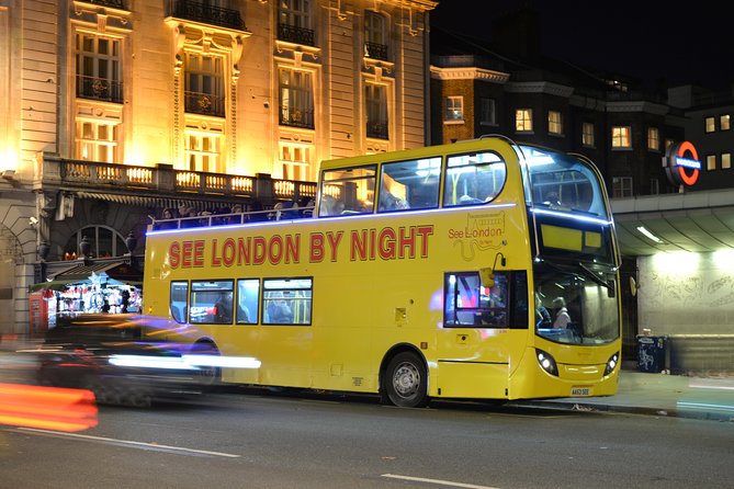 London by Night Sightseeing Tour - Open Top Bus - Inclusive Package