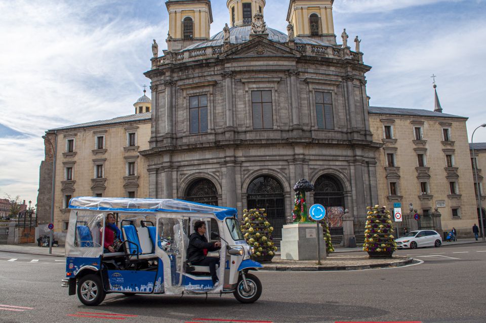 Madrid: Electric Tuk Tuk City Tour With Barrio De Las Letras - Booking Information