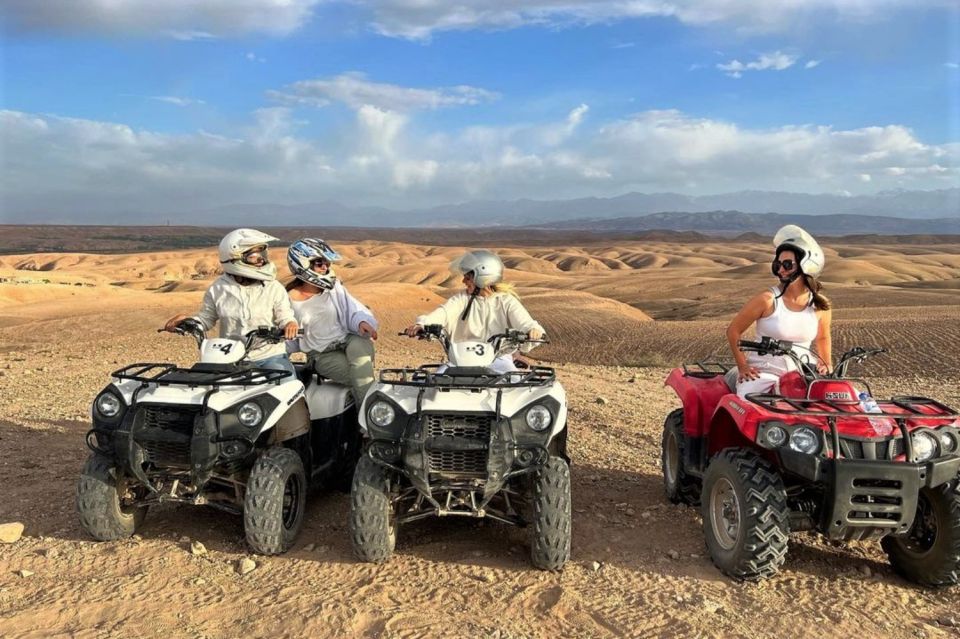 Marrakech Agafay Desert Quad Biking With Dinner and Sunset - Inclusions and Services Provided