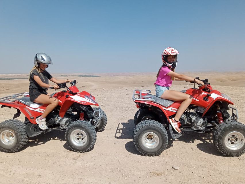 Marrakech: Desert Quad Bike Tour With Tea & Optional Dinner - Included Services