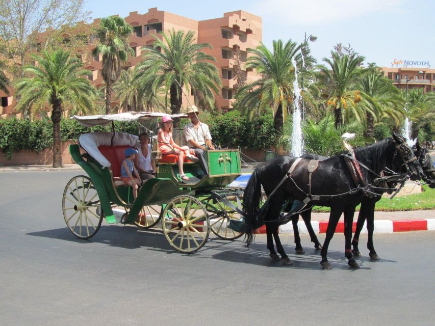 Marrakech: Majorelle & Menara Gardens Tour & Carriage Ride - Booking Information