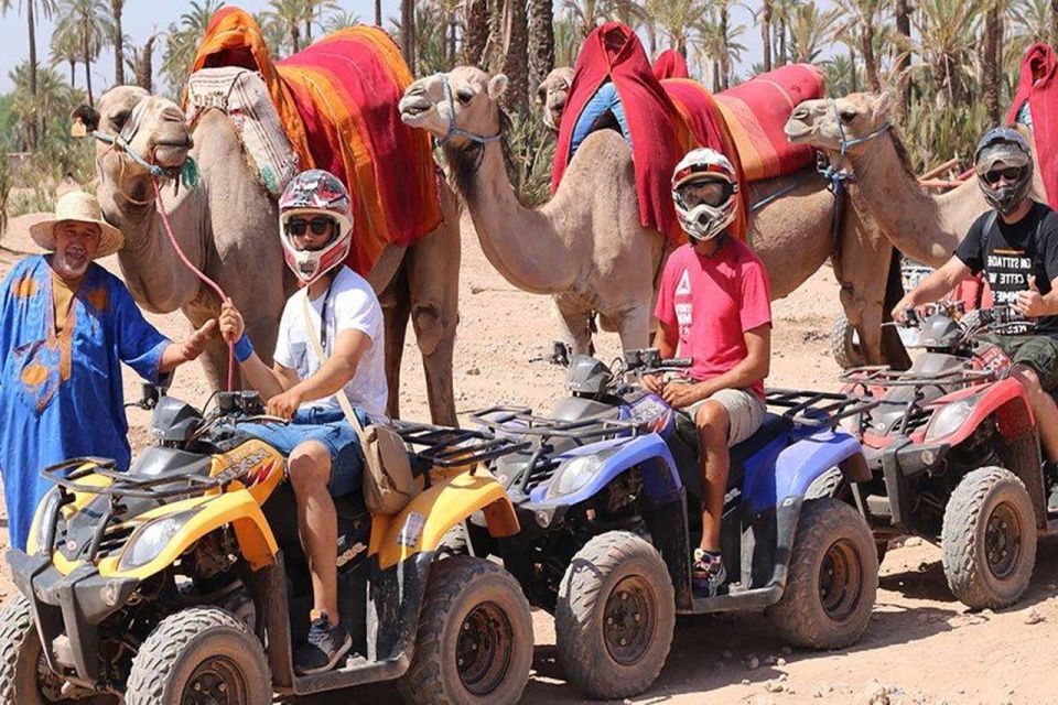 Marrakech Palmeraie : Exciting Camel Ride & Quad Bike - Activity Duration and Itinerary Flexibility