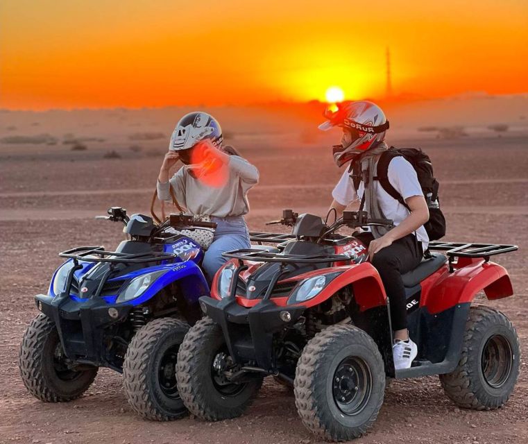 Marrakech Palmeraie : Quad Bike Experience With Tea Break - Guided Information