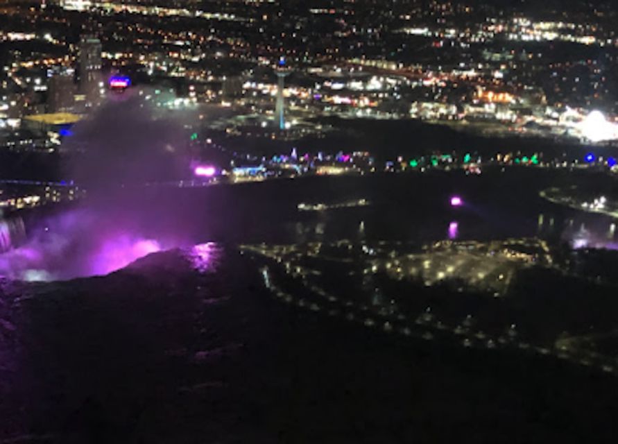 Niagara Falls, Canada: Nights & Lights Helicopter Experience - Departure Details and Logistics