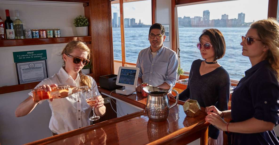 NYC: Sunset Cruise on a Small Yacht With a Drink - Common questions