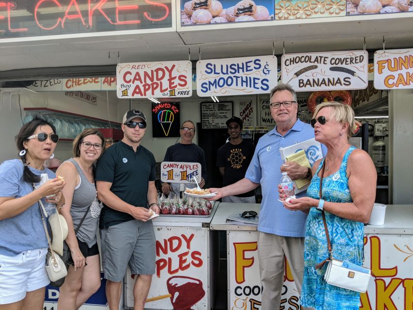 Ocean City: Downtown and Boardwalk Foodie Walking Tour - Inclusions