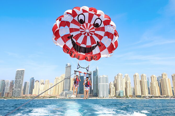 Parasailing in Dubai : Palm Jumeirah View and JBR Beach View - Booking Process and Reservation Details