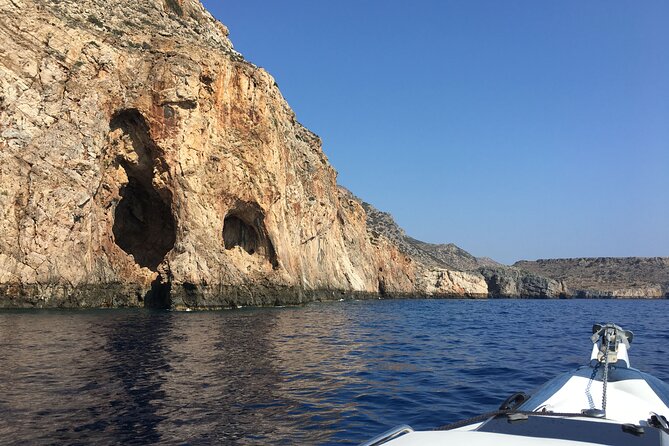 Powerboat to Akrotiri, Stavros, Seitan, Marathi & Secrets Beaches - Secrets Beach