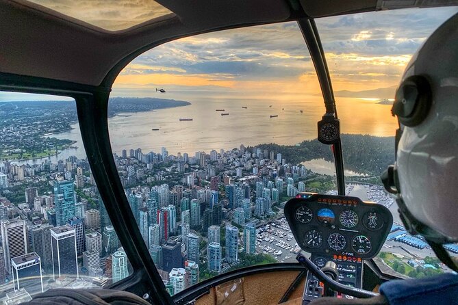 Pre/Post Cruise Helicopter Vancouver City Tour With Hotel Pickup