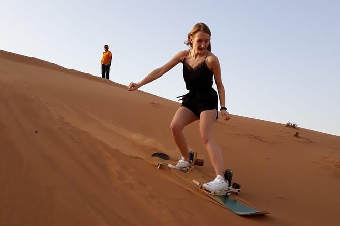 PRIVATE Dubai Desert Safari With BBQ Dinner, Camel Ride, Sand Boarding & Shows - Cancellation Policy