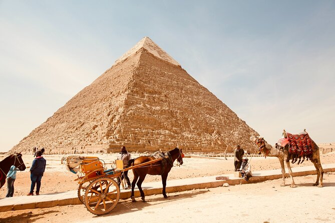 Private Tour Giza Pyramids,Sphinx,Egyptian Museum, Bazaar & Lunch - Group Size & Pricing