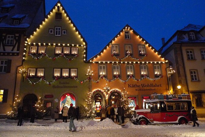 Romantic Christmas Moments in Rothenburg Ob Der Tauber & Würzburg - Unique Shopping Opportunities