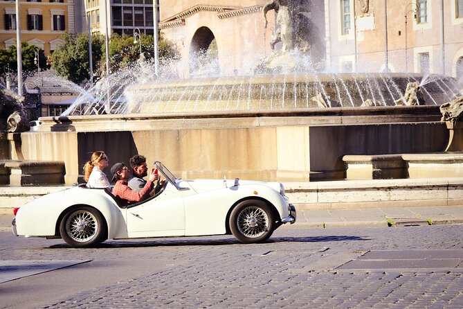 Rome Panoramic Tour by Vintage Classic Cabriolet Car or Vintage Minibus - Clear Cancellation Policy Details