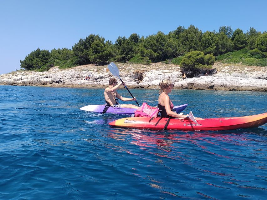 Rovinj Golden Cape Desert Islands Kayak&Snorkeling Tour - Snorkeling Experience