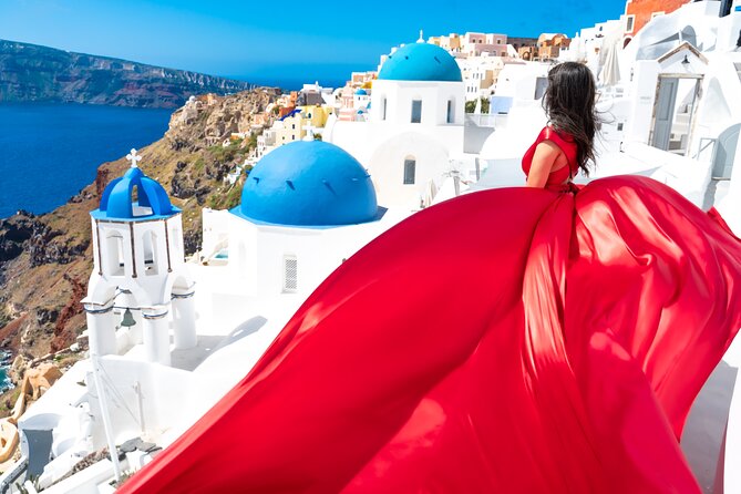 Santorini Flying Dress Photoshoot for 4 Guests - Last Words