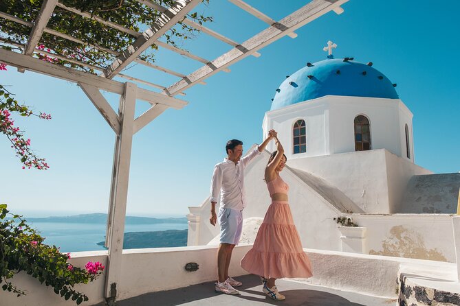 Santorini Private Photoshoot - Editing and Delivery of Photos