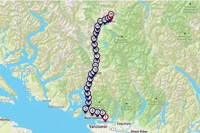 Sea to Sky Highway: a Smartphone Audio Driving Tour - How to Maximize the Experience