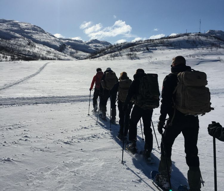 Seiland. Snowshoeing - Snowshoeing Route