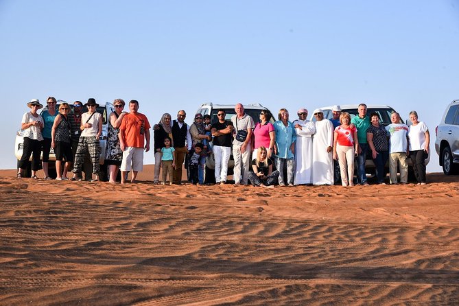 Sharjah: Desert Sandboarding, Lunch, Camel Ride, Belly Dancing  - Dubai - Common questions